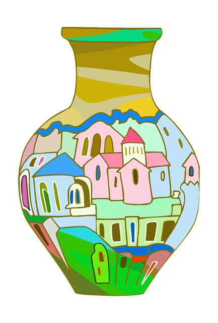 도자기 위의 그림