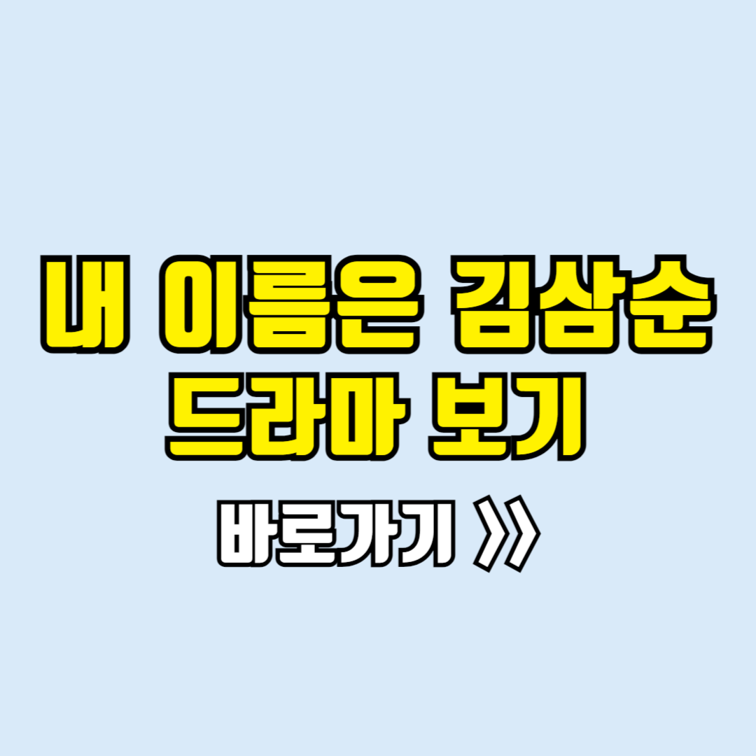 내이름은김삼순 드라마보기