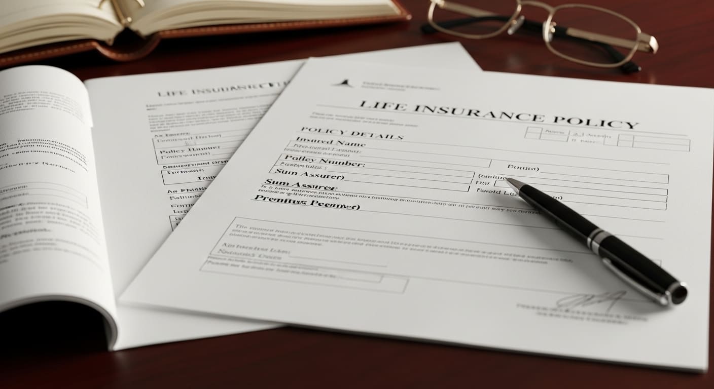 종신보험 연금전환 신청서 서류 장면