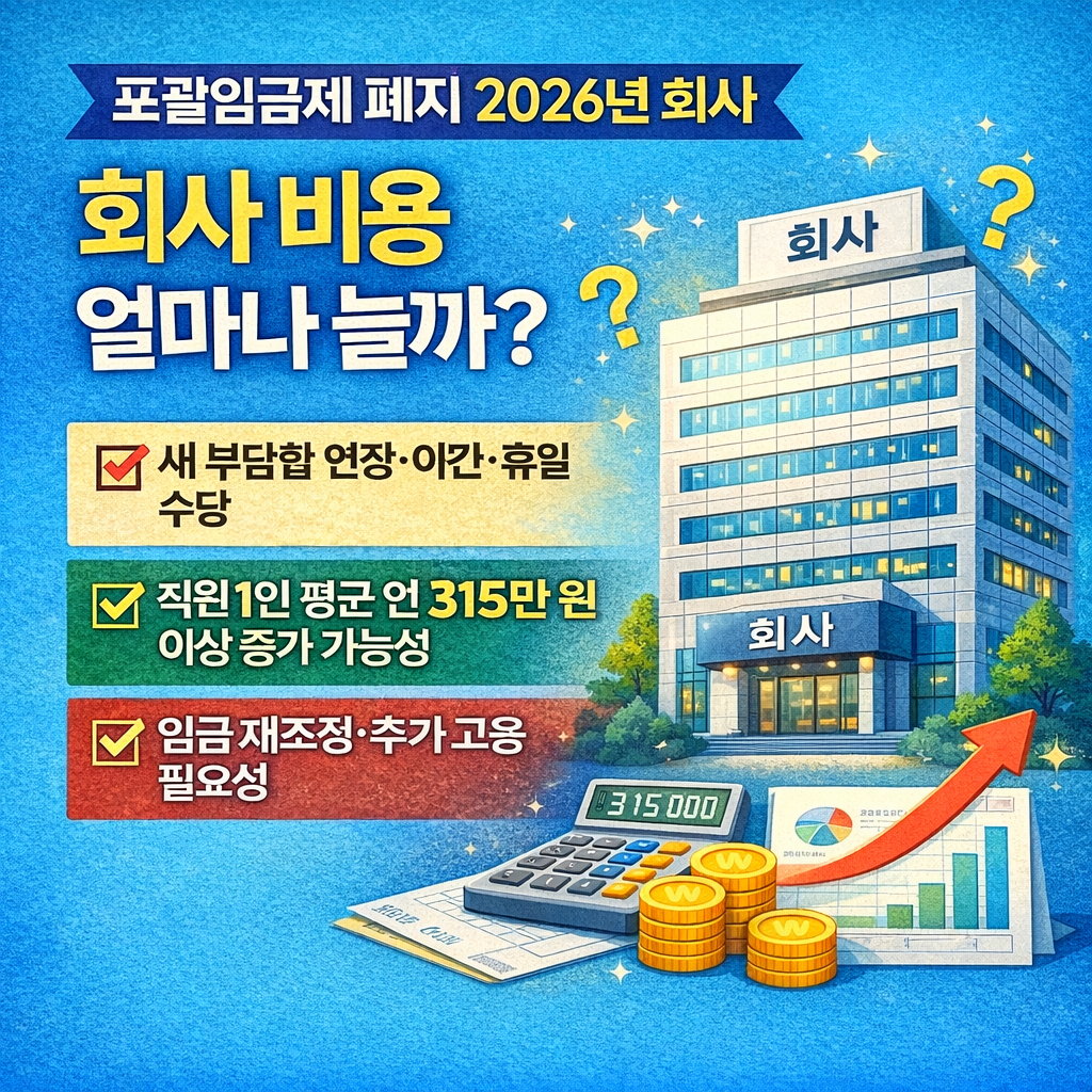 포괄임금제 폐지 2026년 회사