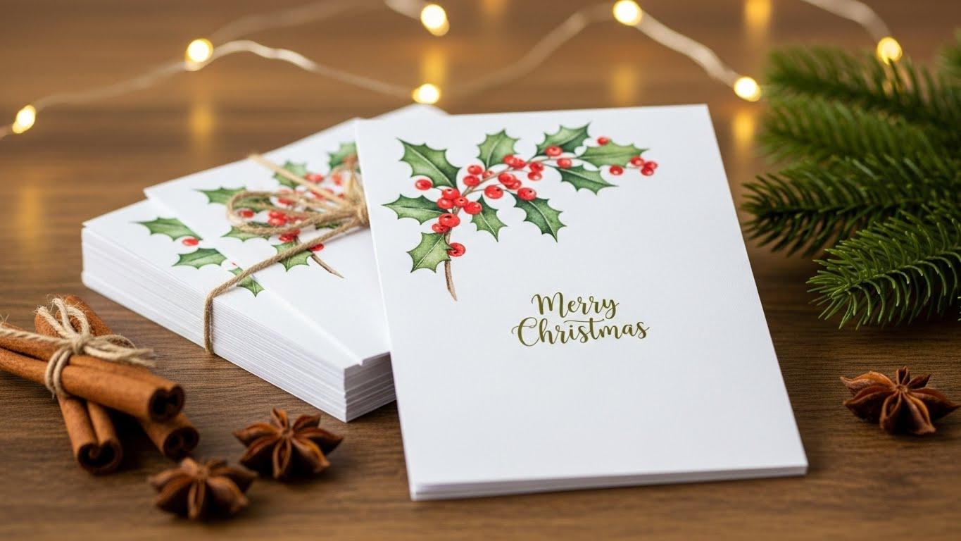 예쁜 크리스마스 메모지 도안