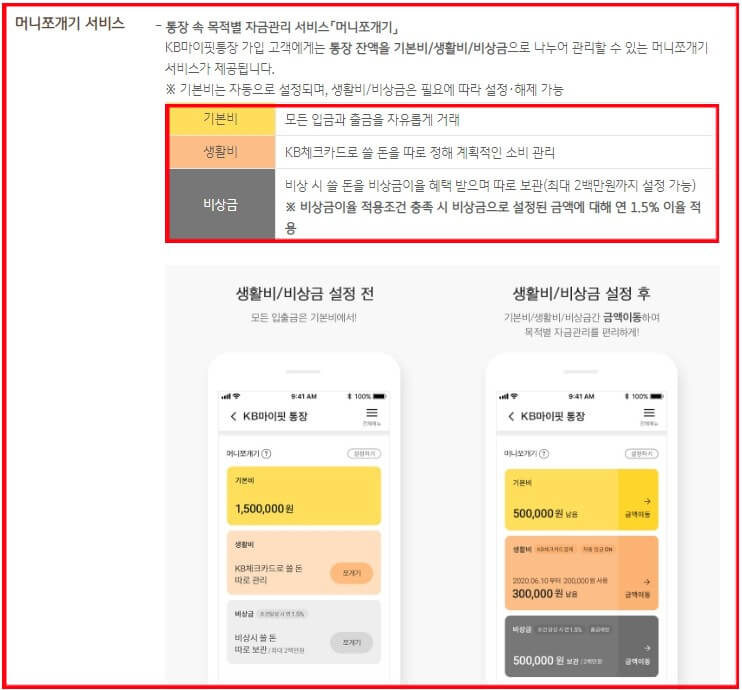 국민은행파킹통장_상세소개