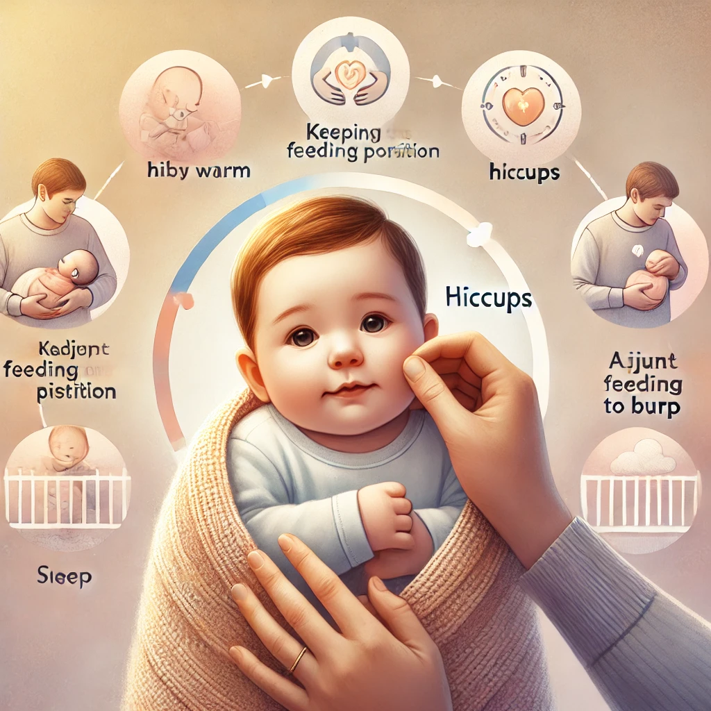 아기 딸꾹질 멈추는 방법