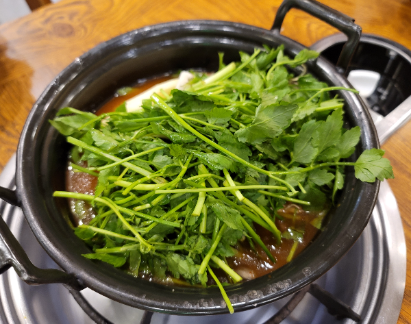 등촌샤브칼국수 버섯 얼큰칼국수