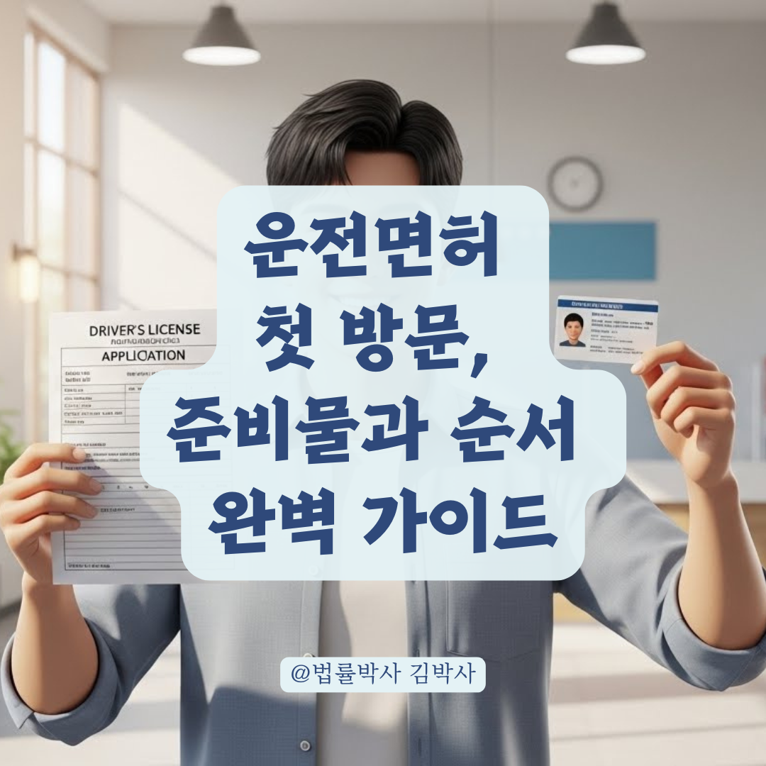 운전면허 첫 방문 전 확인해야 할 현장 접수 준비물과 신체검사 순서