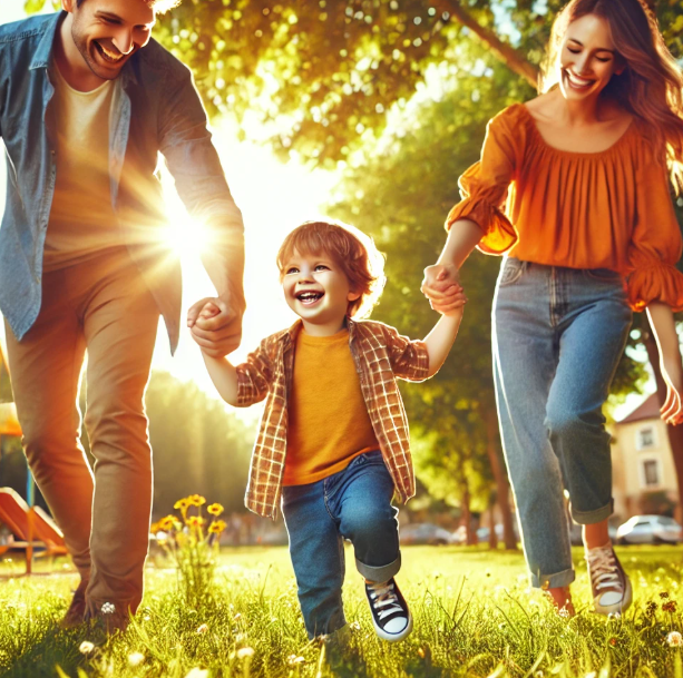 엄마랑 노는 아이 모습