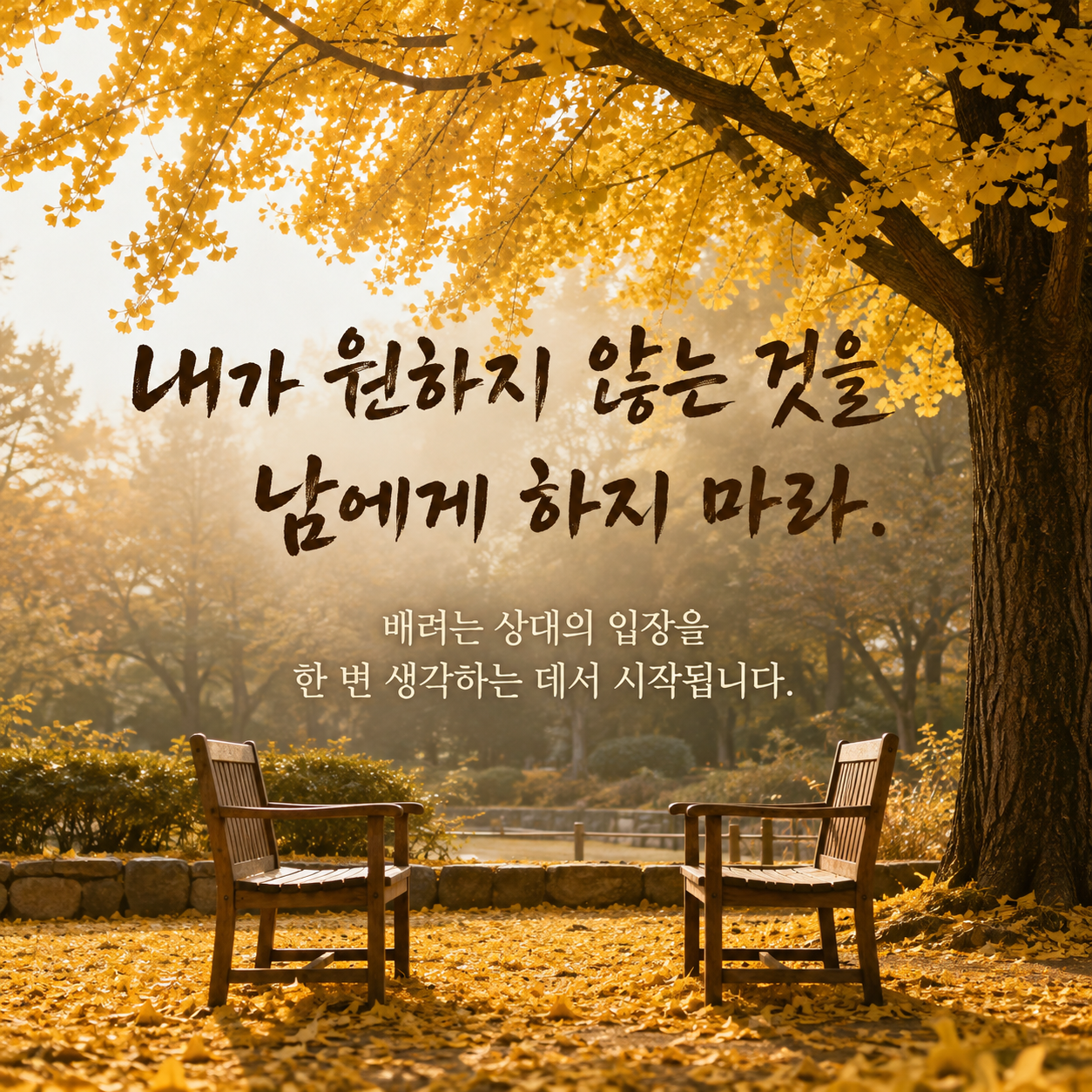 공자 인간관계와 배려에 관한 좋은 글귀 명언 이미지