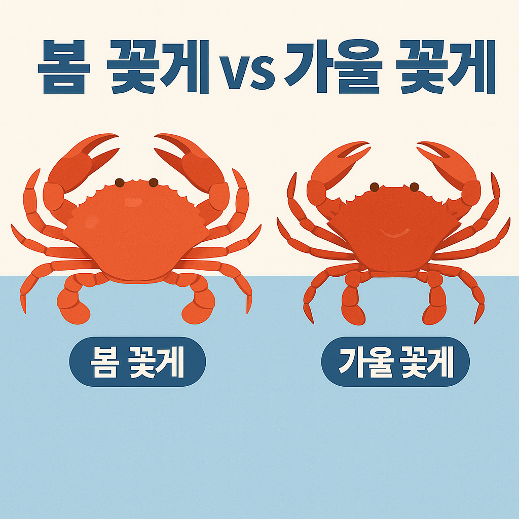 꽃게 구별법