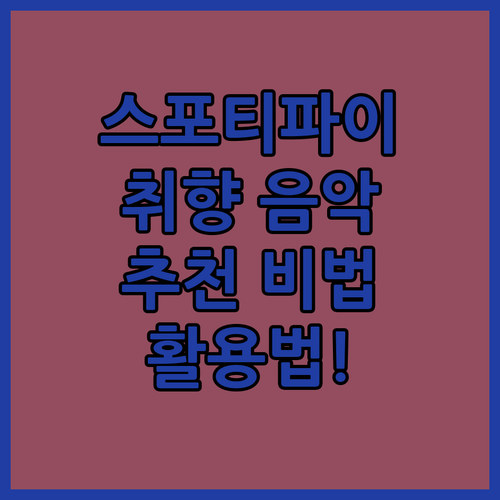 스포티파이, 내 취향 음악 찾는 비법