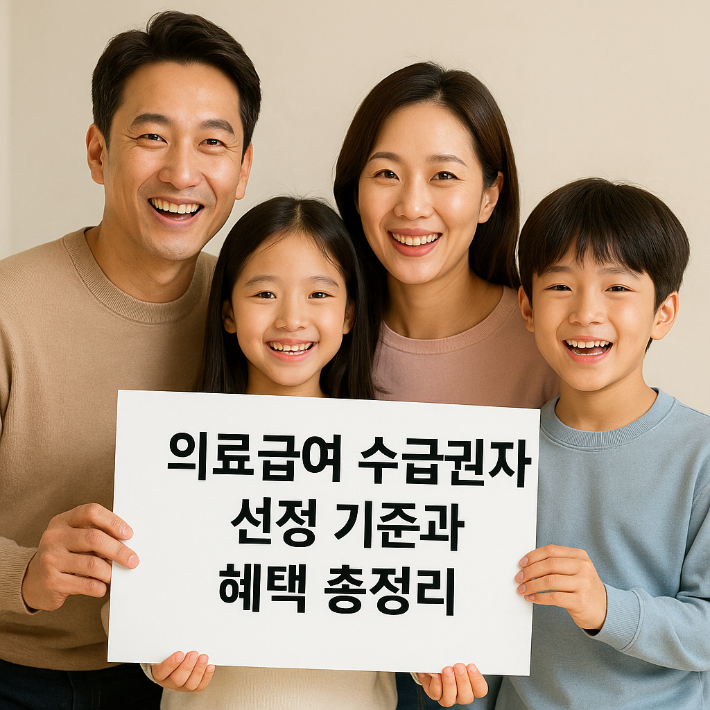 의료급여 수급권자 선정 기준과 혜택 총정리