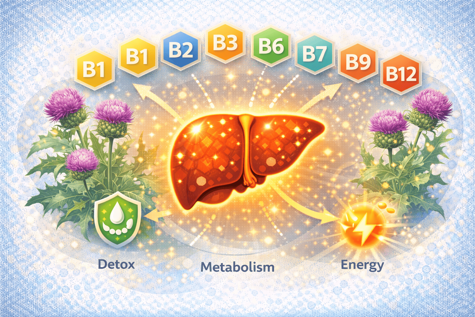 간영양제 복용법 (밀크씨슬, 비타민B, 시너지)