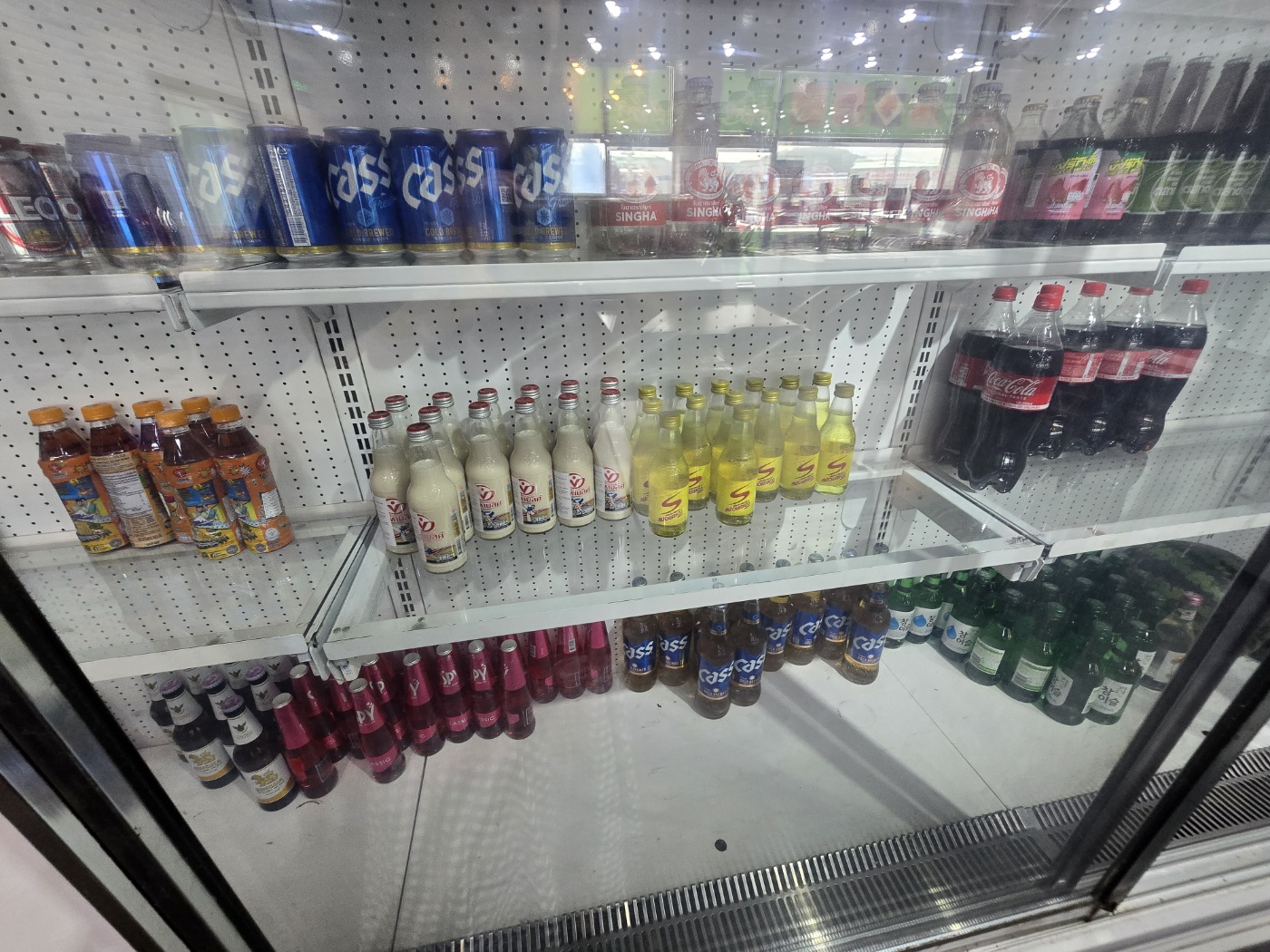 태국의주류들과 음료