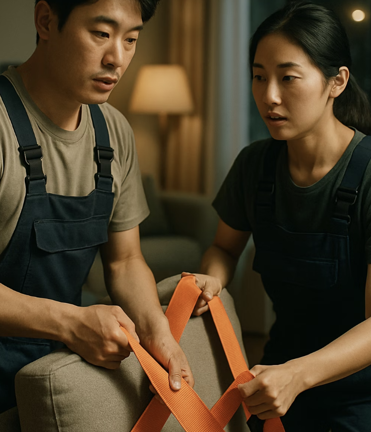 진짜 꿀팁, ‘운반 스트랩’ 사용법