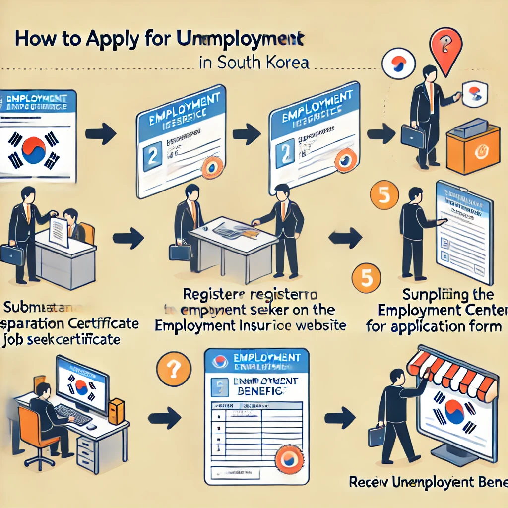 실업급여 수급자격 조회하기