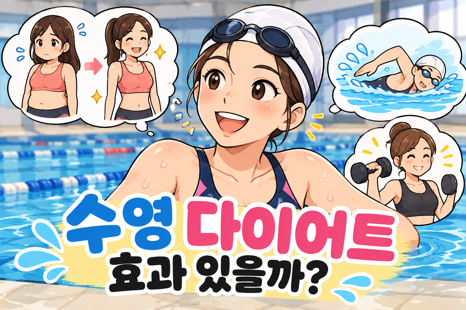 수영 다이어트 효과 있을까? 수영을 오래 하면서 직접 느낀 체중 변화