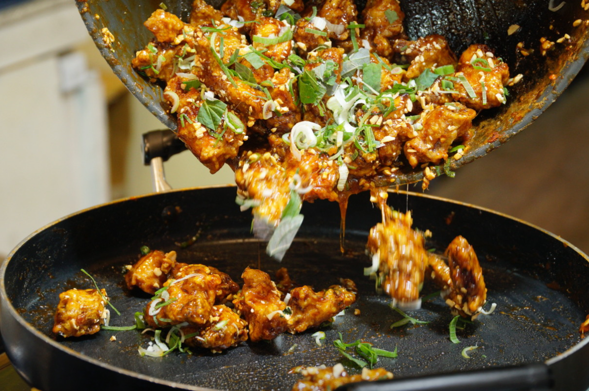 인천신기시장닭강정