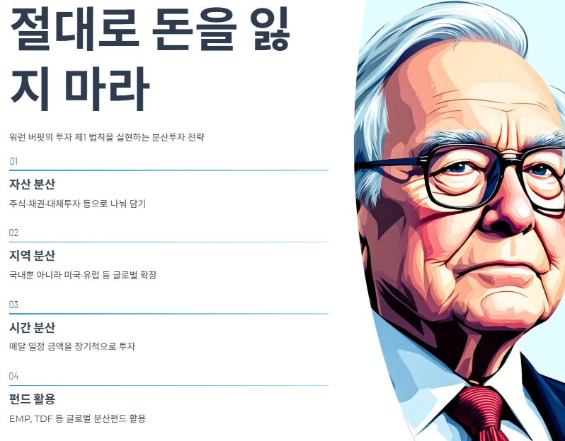 워런 버핏의 제1 법칙: 절대로 돈을 잃지 마라