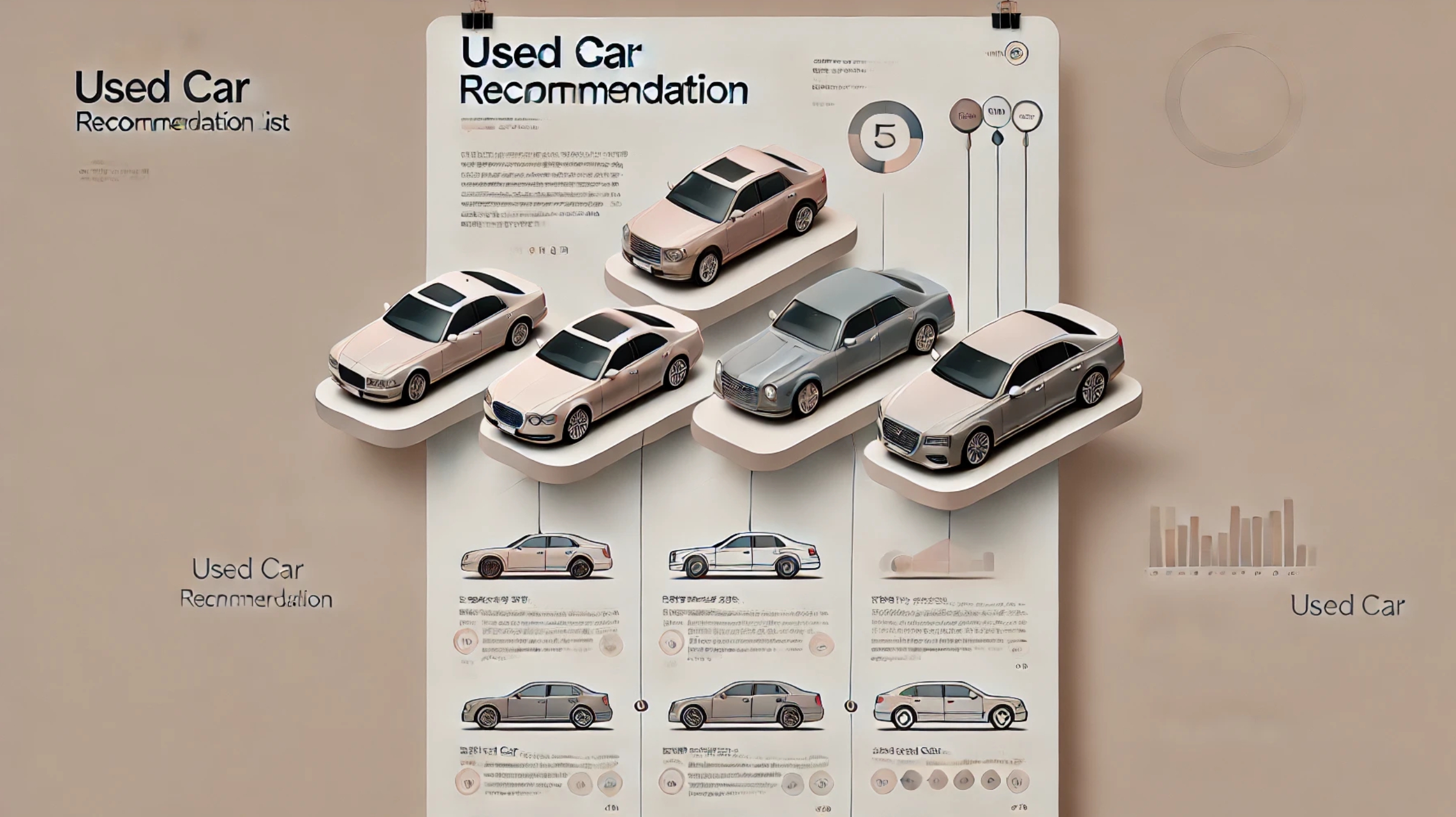 중고차 추천리스트 이미지 예시