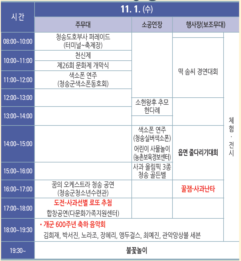 청송사과축제