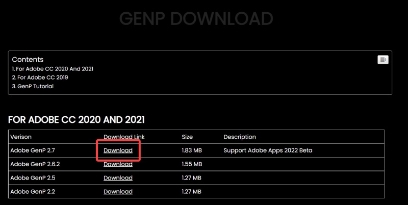 Genp 2.7