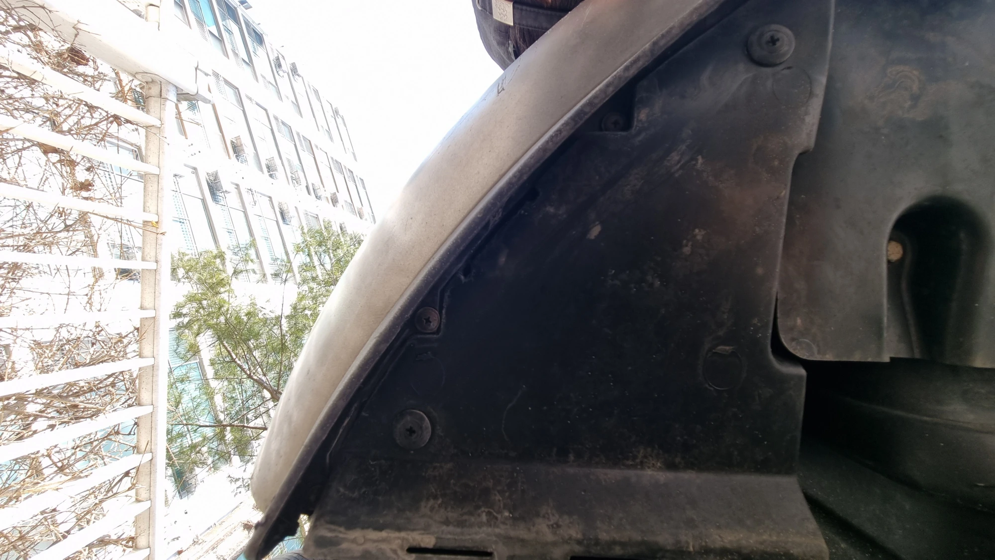 안개등 램프 교체 완료 모습