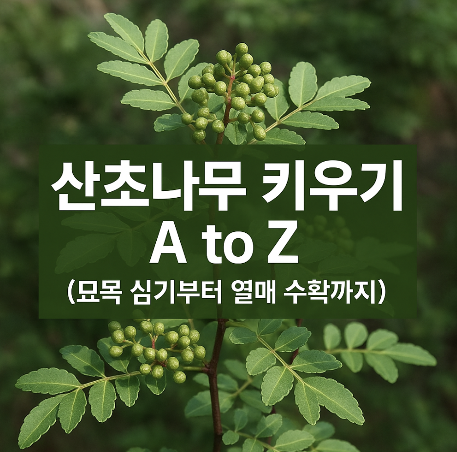 산초나무 키우기 A to Z (묘목 심기부터 열매 수확까지)
