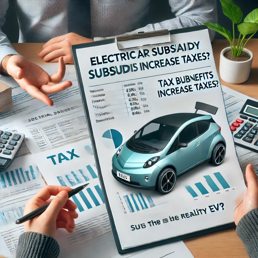 전기차 보조금 세금 관련 이미지