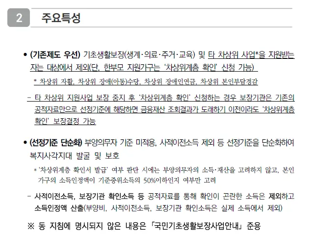 차상위계층 뜻 확인 방법