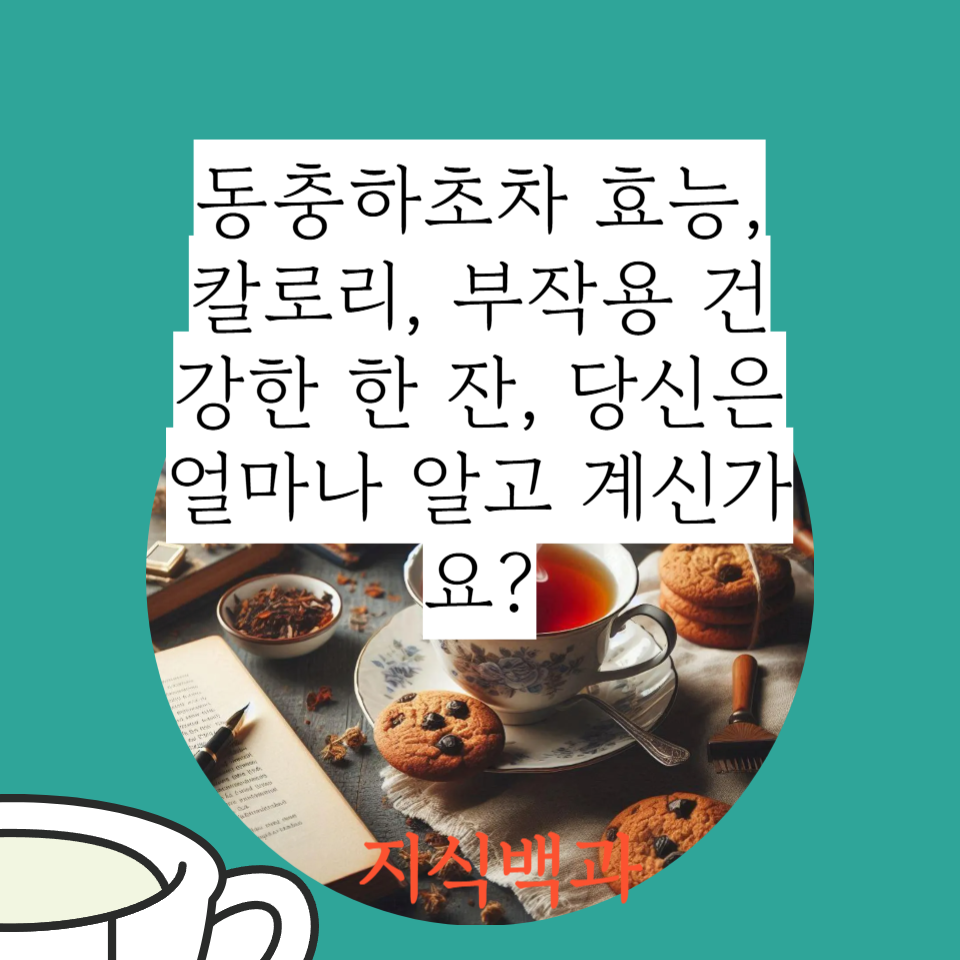 동충하초차 효능, 칼로리, 부작용 건강한 한 잔, 당신은 얼마나 알고 계신가요?