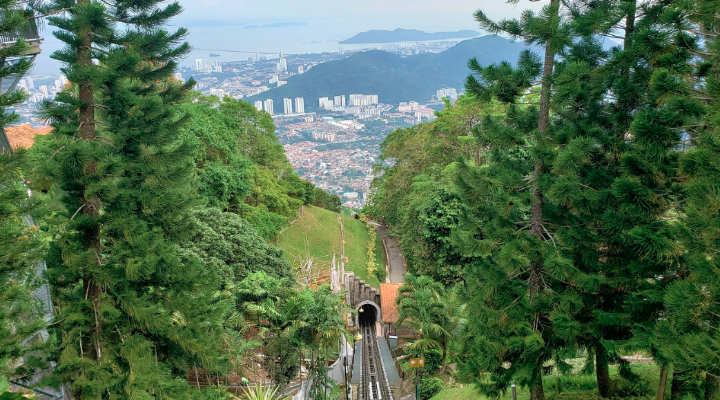 말레이시아 페낭 언덕위