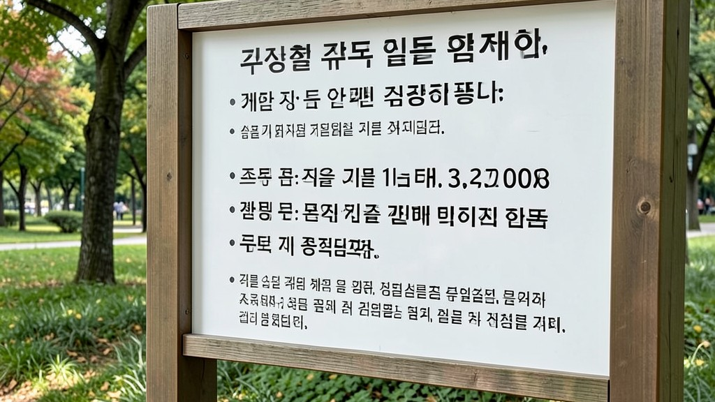 연천 파크골프장 운영 시간 및 예약 문의 안내