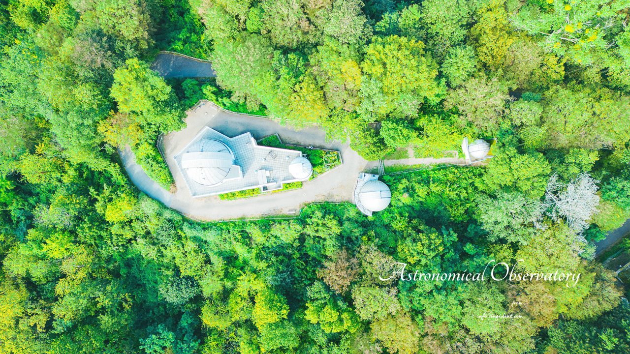 02 천문대 항공뷰 C - Astronomical Observatory 밤하늘배경화면