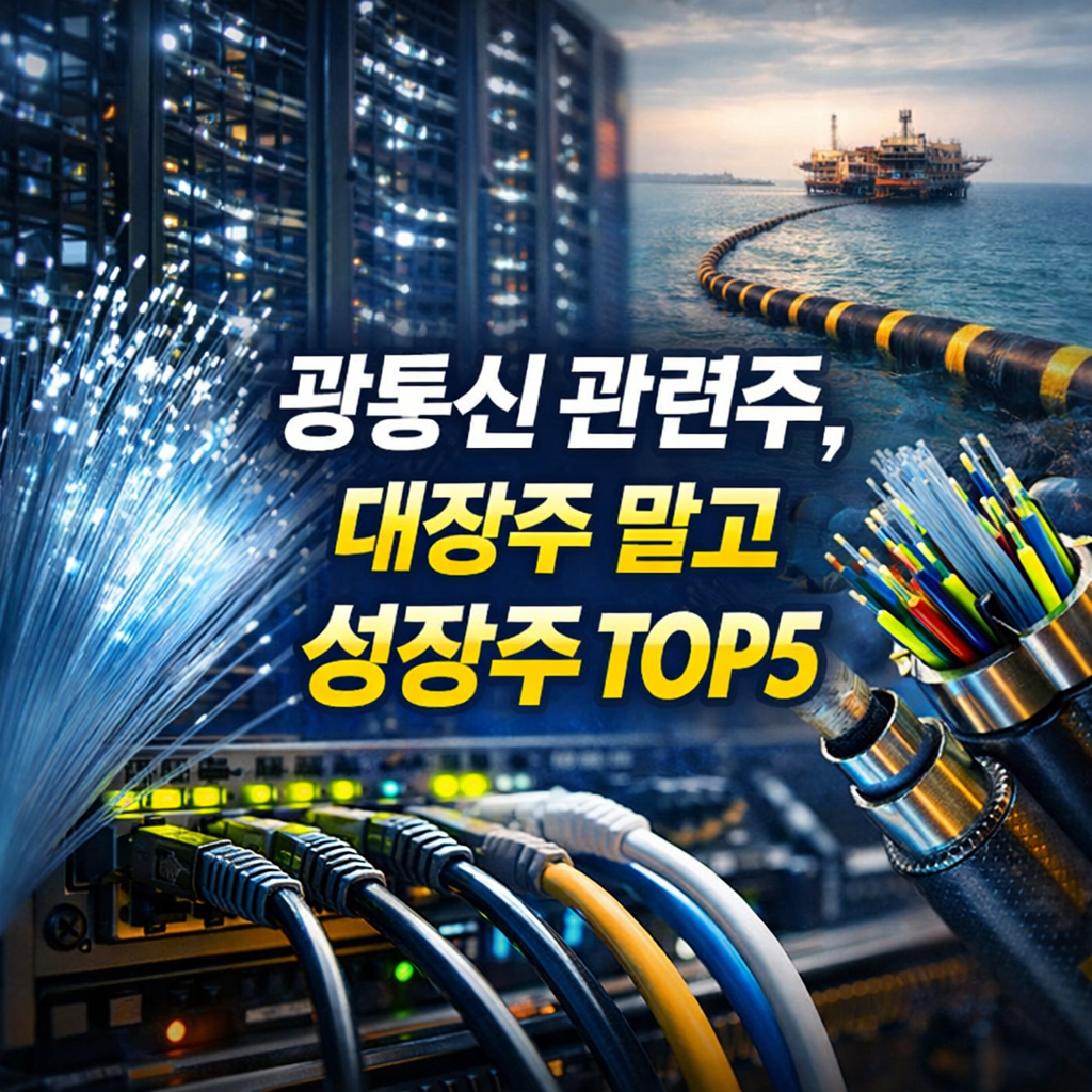 광통신 관련주, 대장주 말고 성장주 TOP5