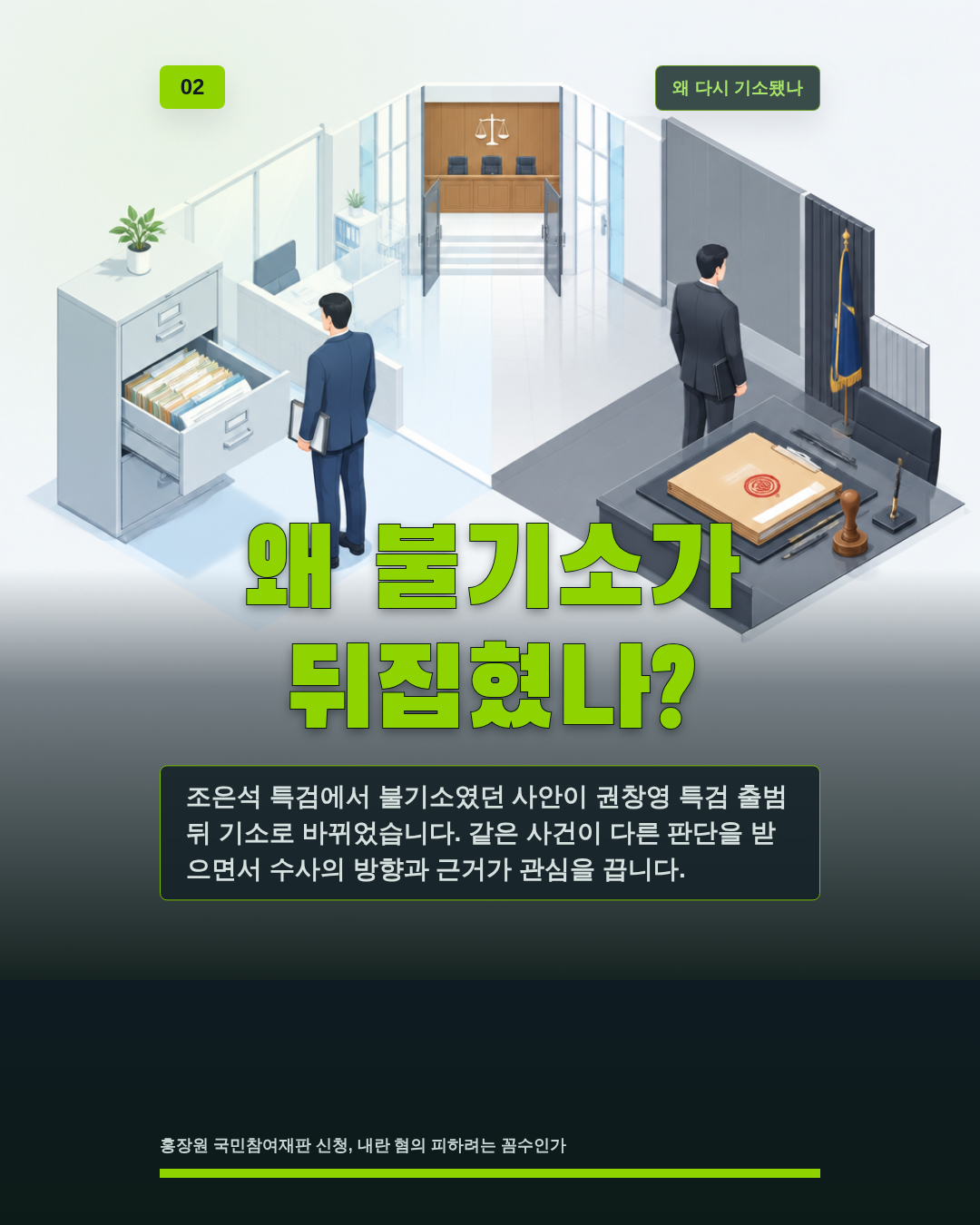 왜 불기소가 뒤집혔나?