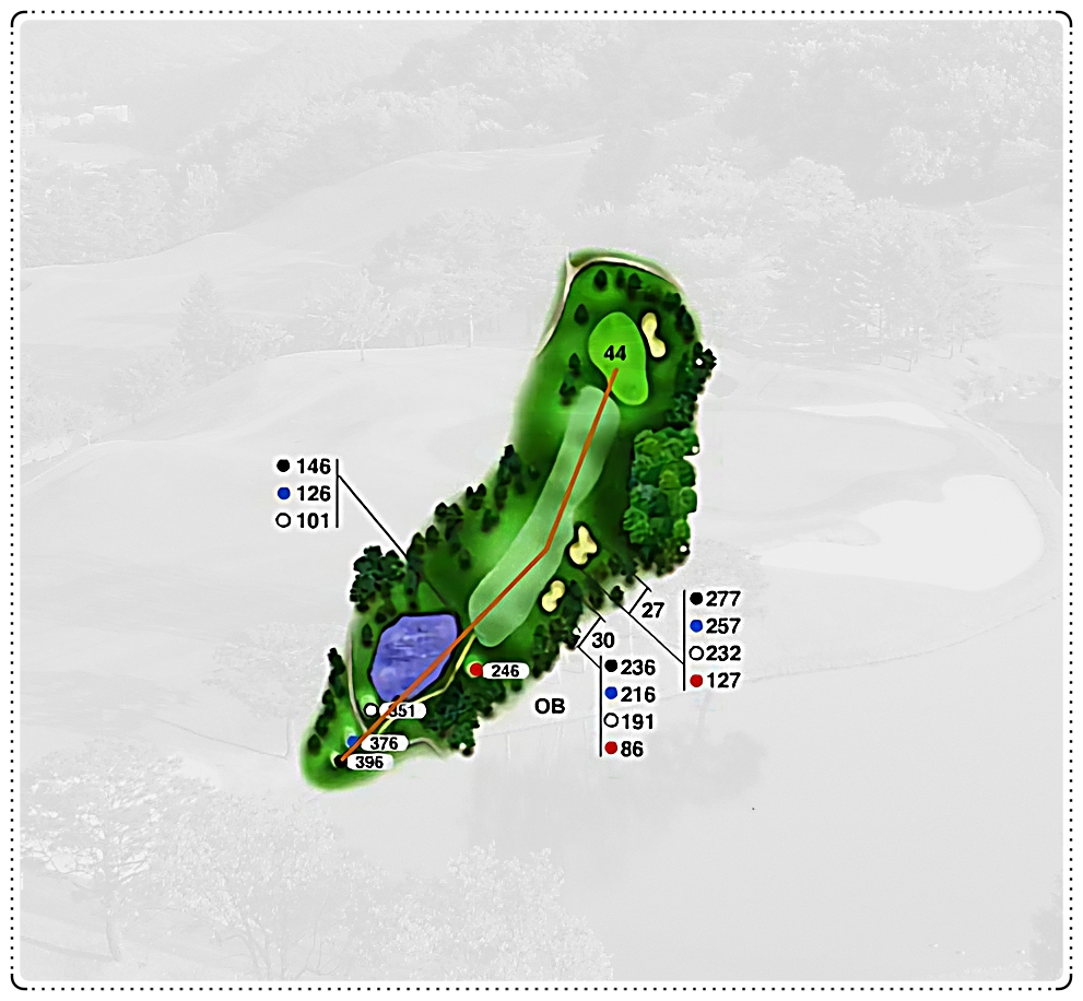 지산CC 남 코스 6번 홀