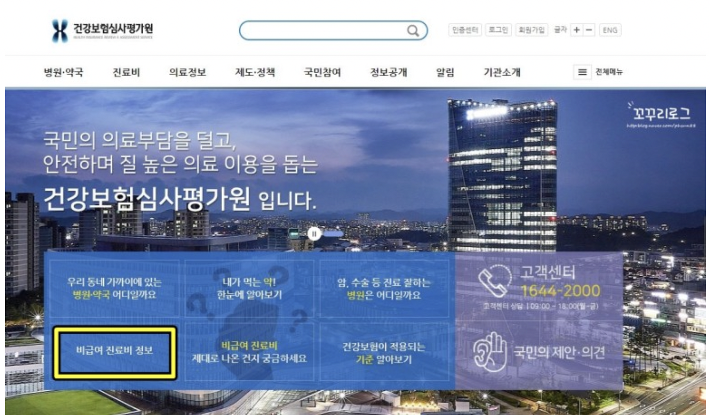 건강보험심사평가원에서 자궁경부암 예방접종 가격 비교 방법