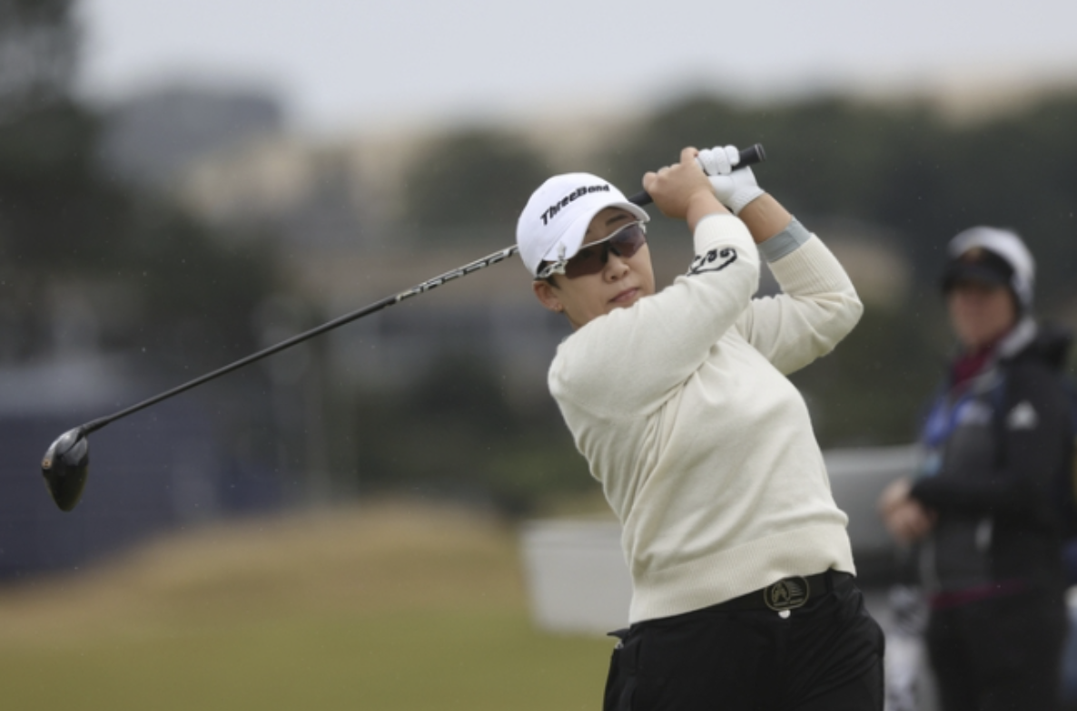 AIG 여자오픈 최종라운드 준우승을 차지한 '신지애'