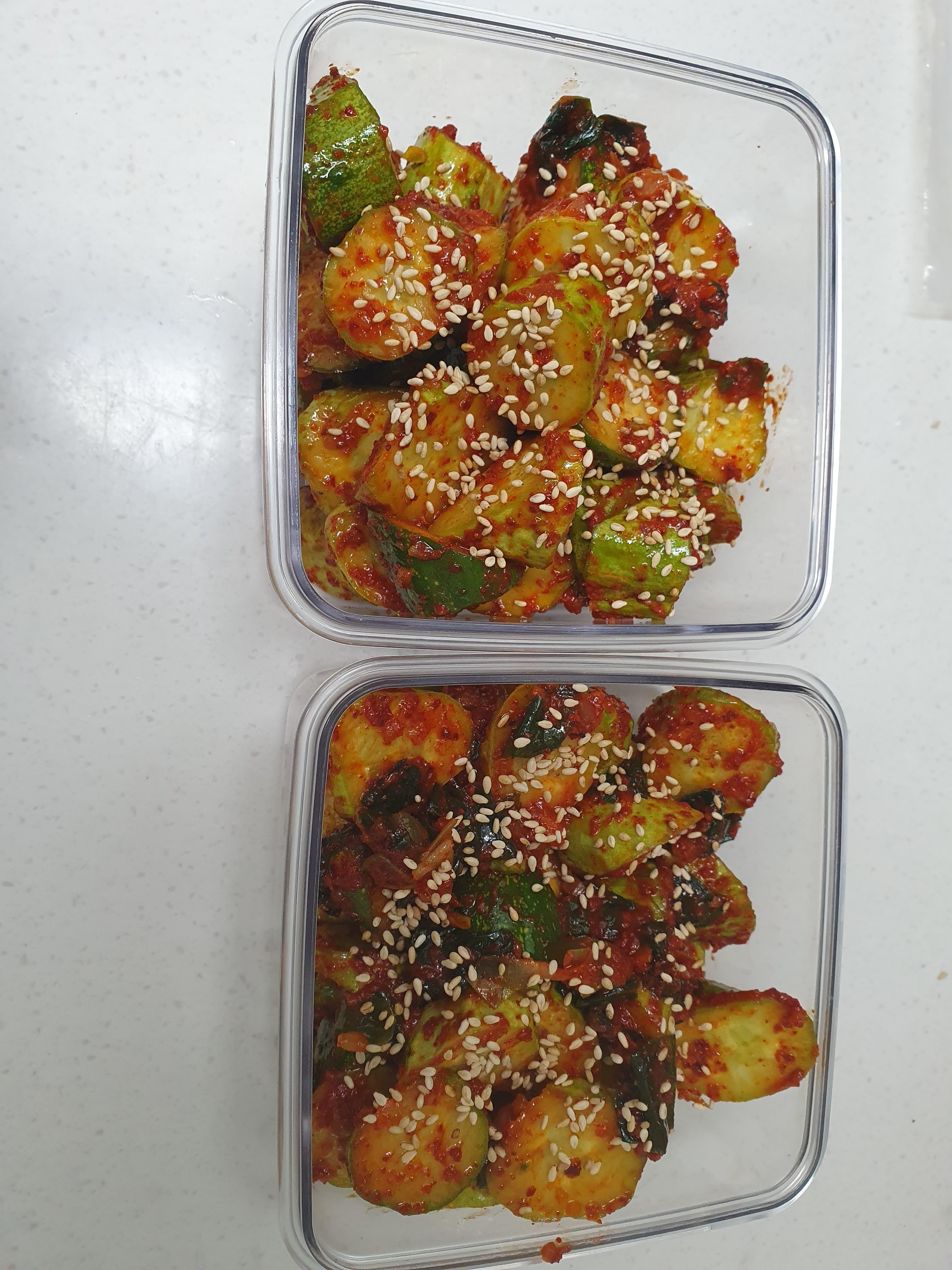 오이무침