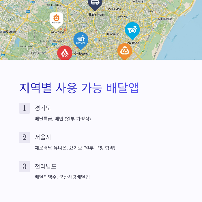 민생지원금 배달 사용처