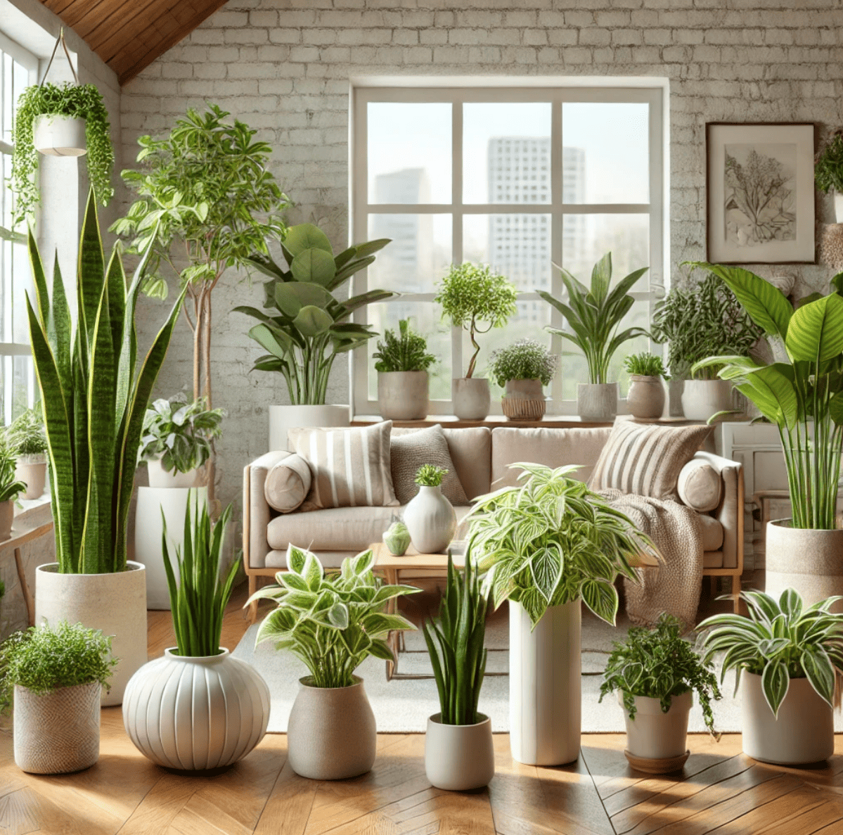 미세먼지 제거에 효과적인 공기 정화 식물