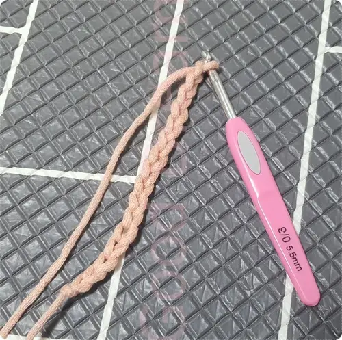 디어크로쉐 DIY 진달래꽃 리본 가방