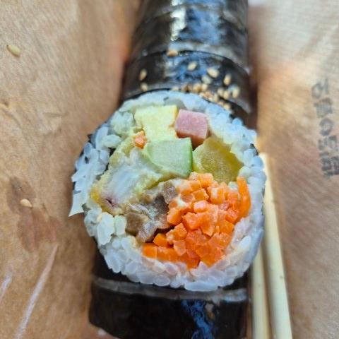 오징어와사비김밥