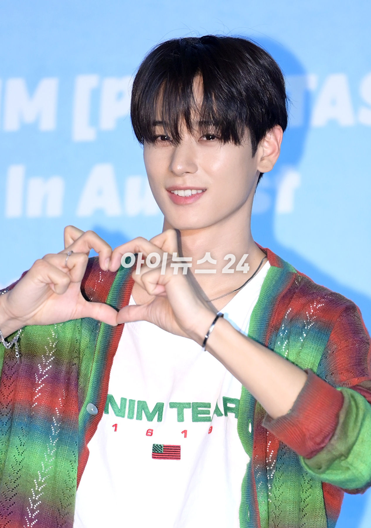 그룹 더보이즈(THE BOYZ) 주연이 7일 오후 서울 영등포구 영등포 CGV에서 열린 더보이즈 두번째 정규앨범 &#39;판타지&#39;(PHANTASY) 기자간담회에 참석하고 있다. [사진=정소희 기자]