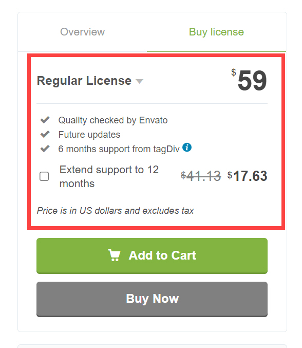 뉴스페이퍼 테마 라이선스 이해