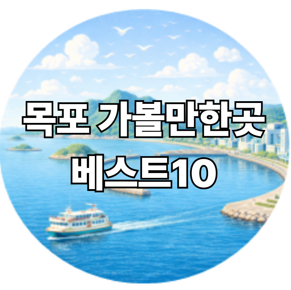 목포 가볼만한곳 베스트10
