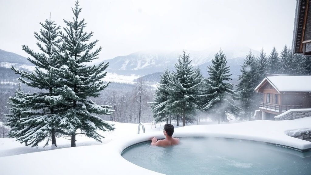 일본의따뜻한온천