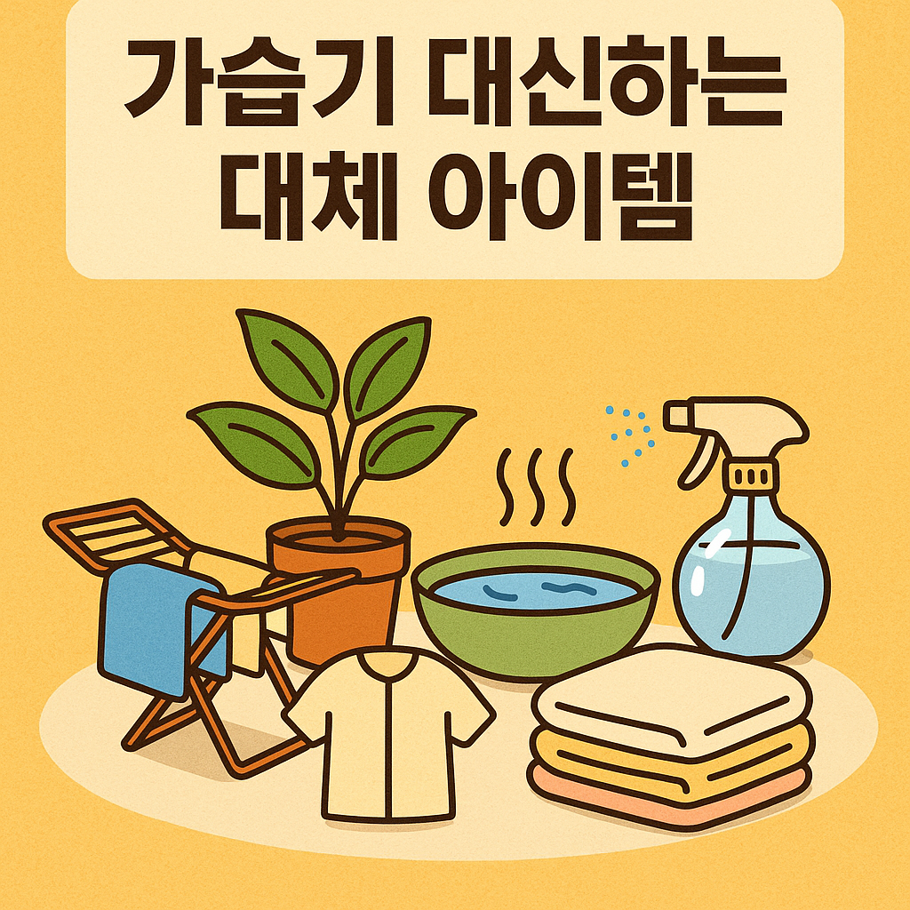 가습기 대신하는 대체 아이템