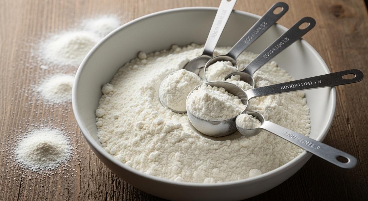 분유 800g 몇스푼