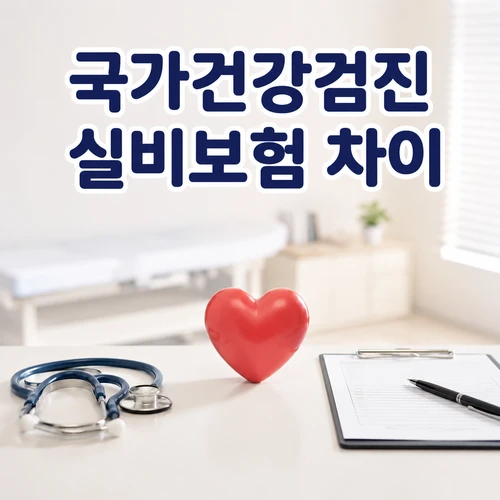 국가건강검진 실비보험 차이