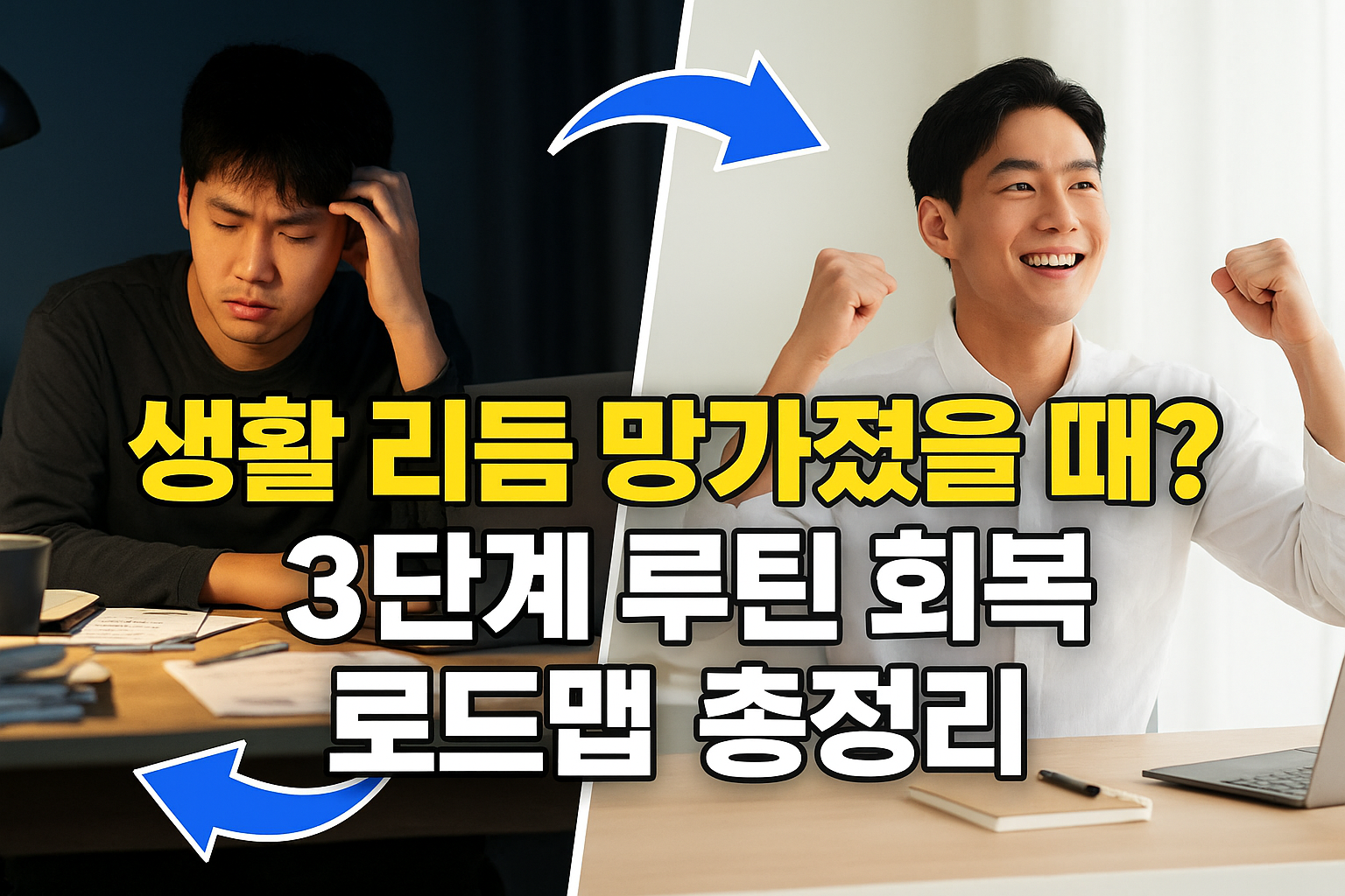 생활 리듬 망가졌을 때? 3단계 루틴 회복 로드맵 총정리